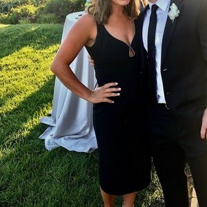 Bardot Sienna Beaded TrimBlack Dress - Size 8